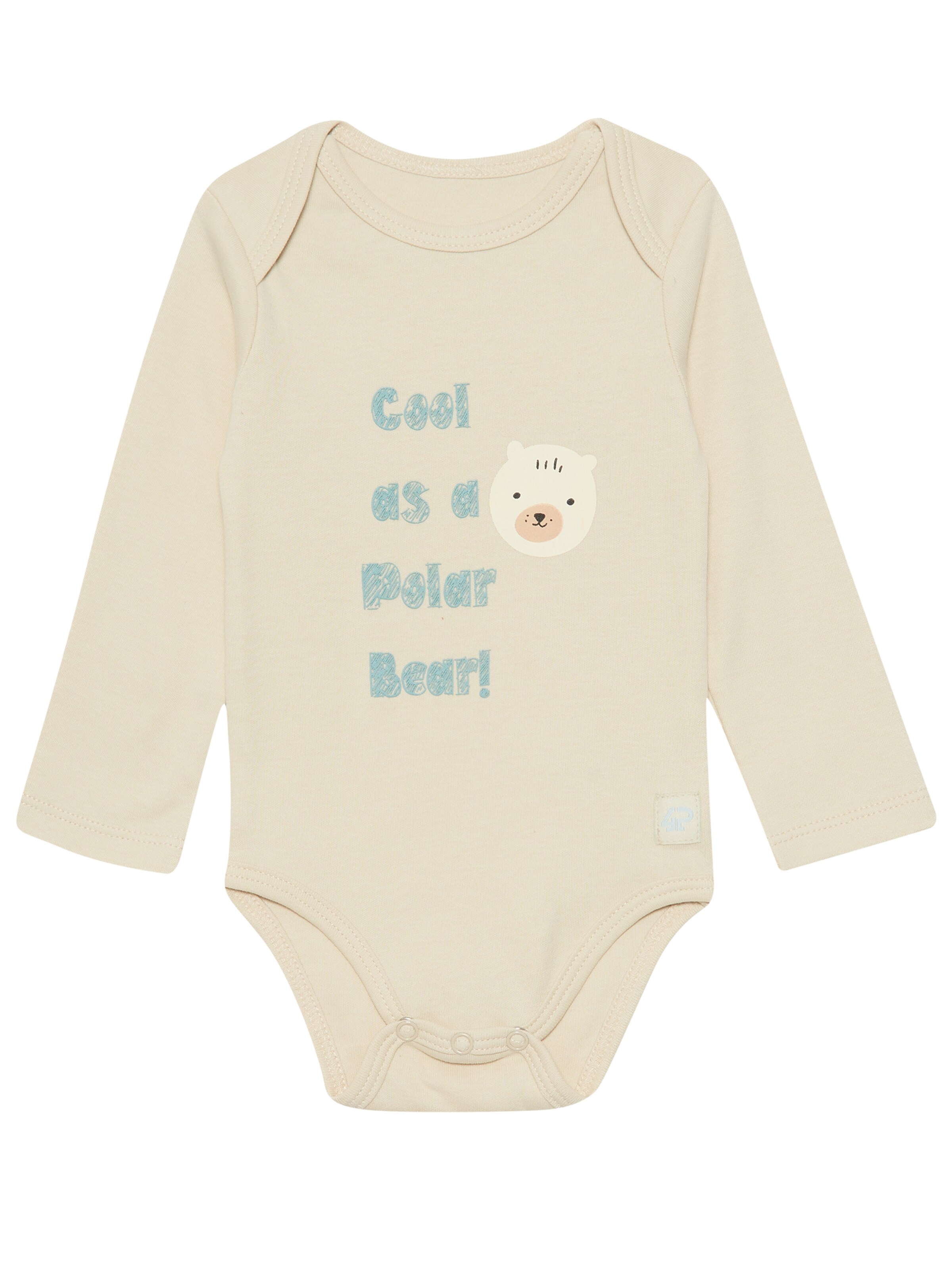 4PRESIDENT Romper/Bodysuit 'Zac' in White: front