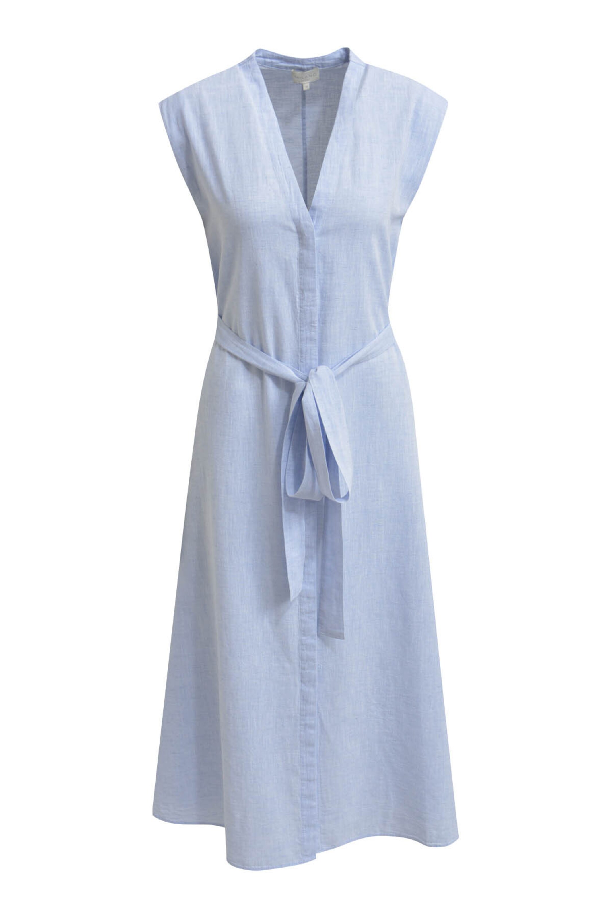 Milano Italy Summer Dress in Blue: front