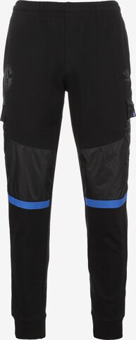 UMBRO Tapered Workout Pants 'FC Schalke 04' in Black: front