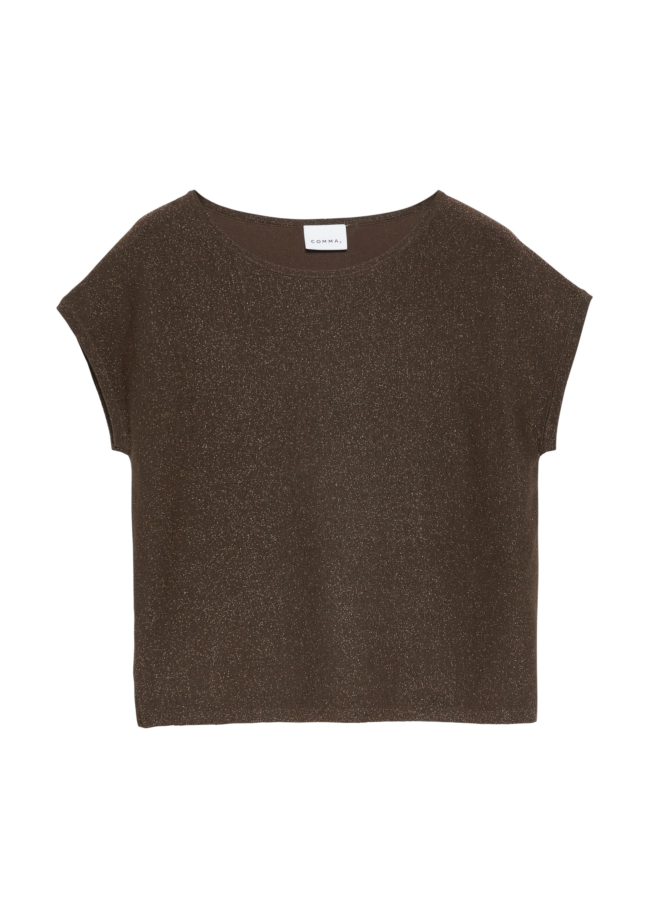 Pull-over COMMA en marron : devant