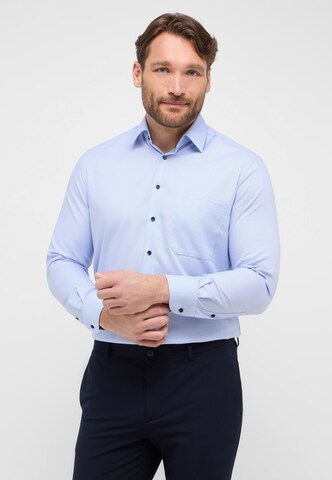 ETERNA Comfort fit Zakelijk overhemd in Blauw: voorkant