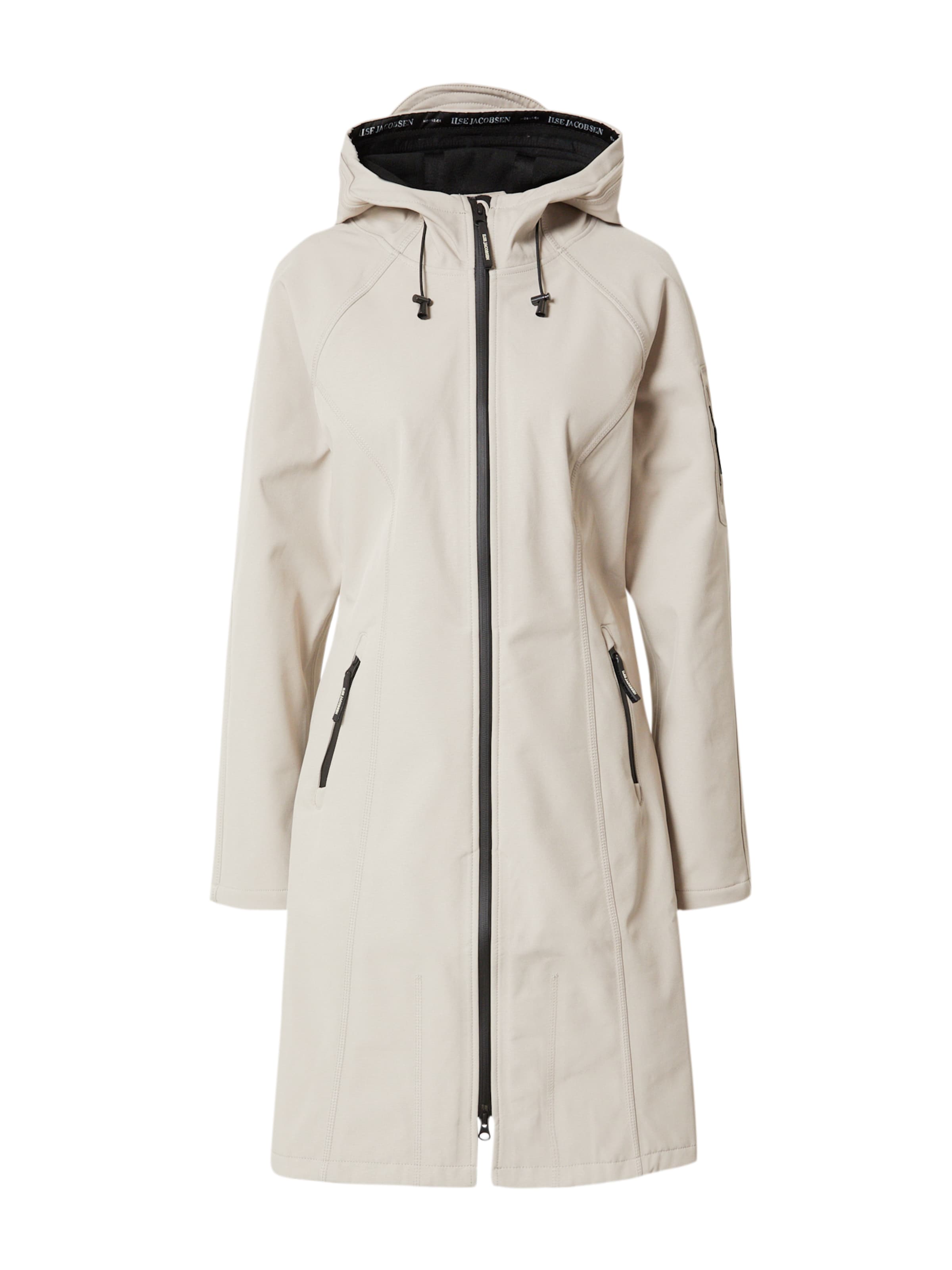 ILSE JACOBSEN Funkční kabát – šedá: přední strana