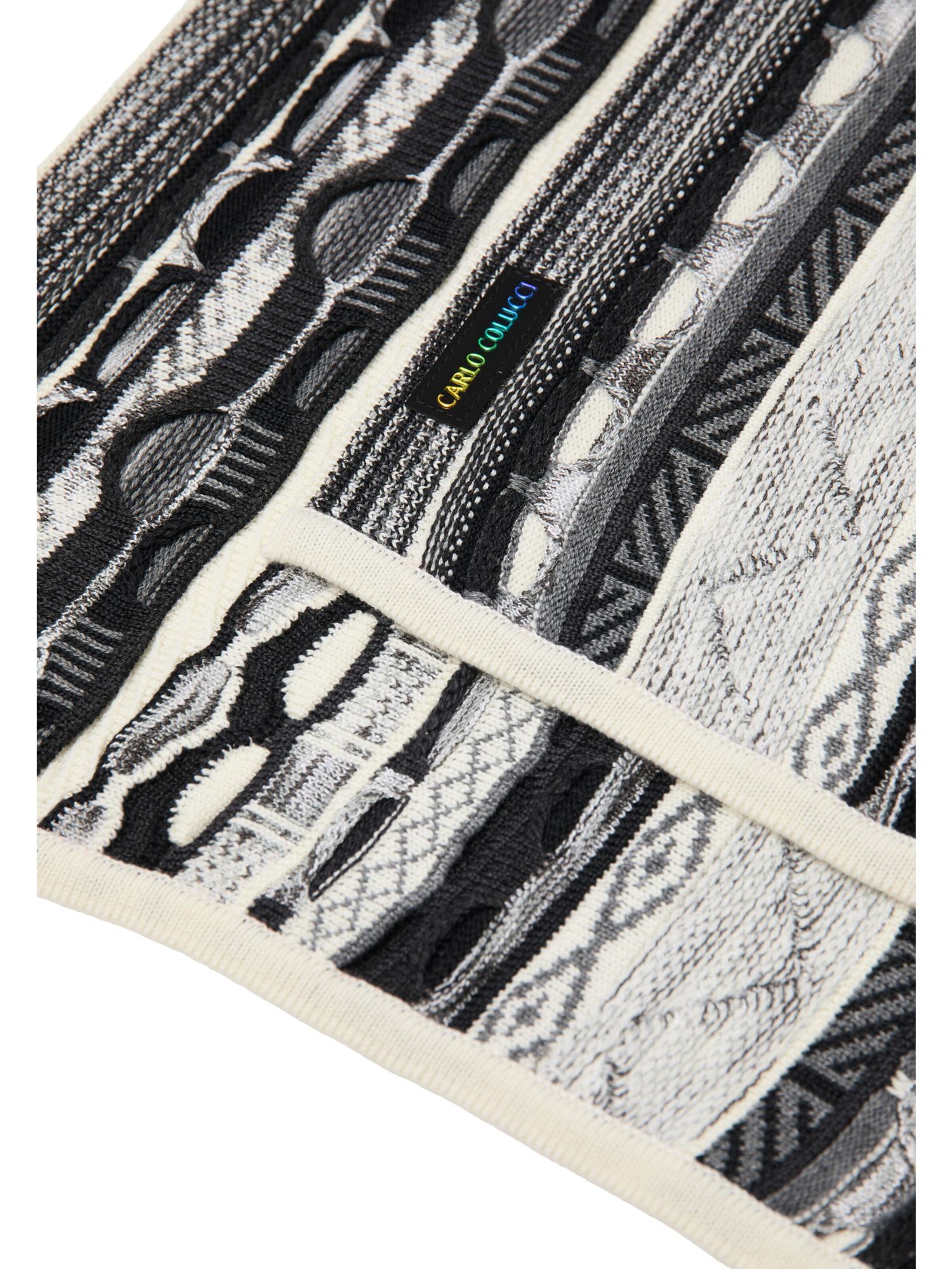 Écharpe 'Carsaniga' Carlo Colucci en noir