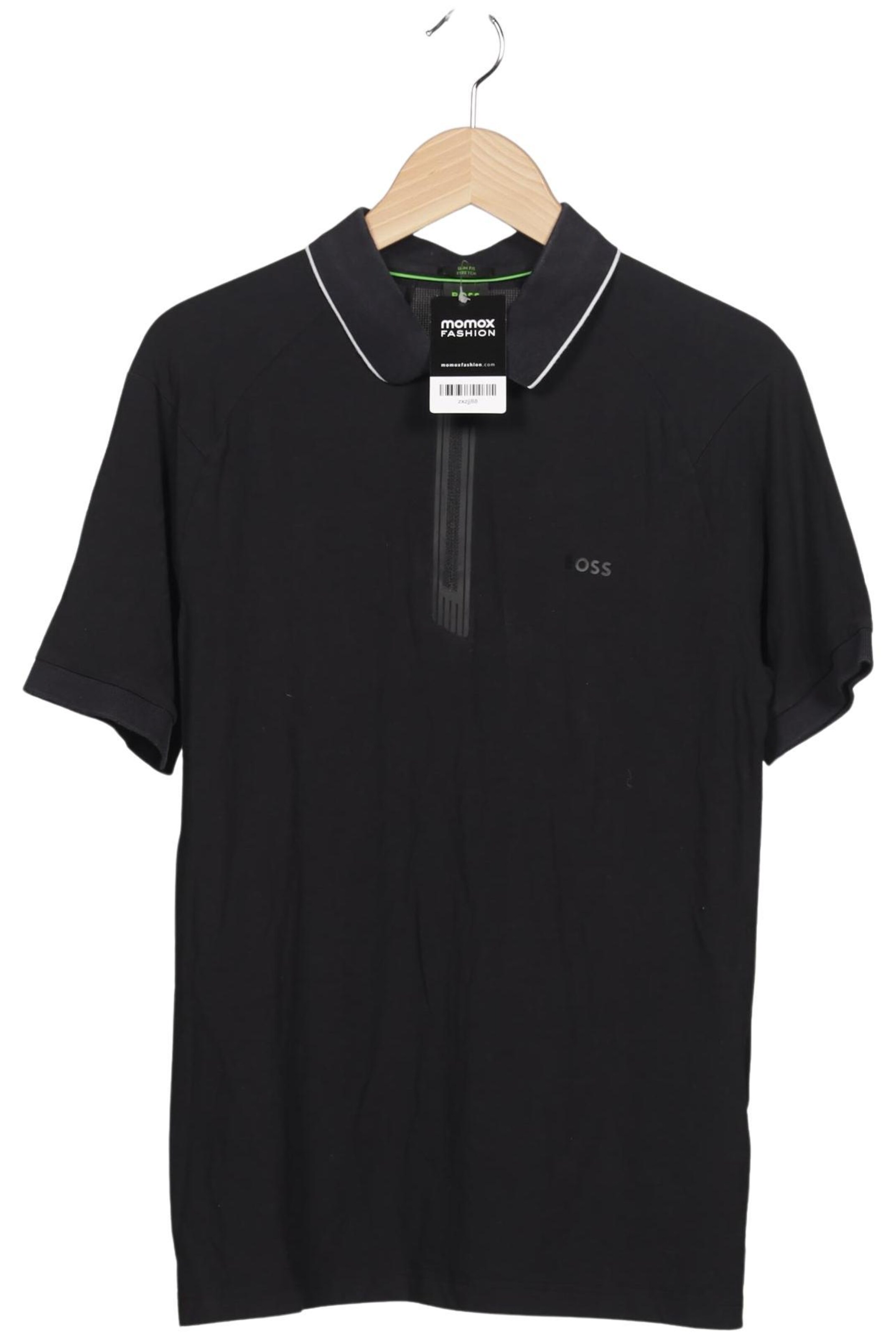 BOSS Poloshirt L in Schwarz: Vorderseite