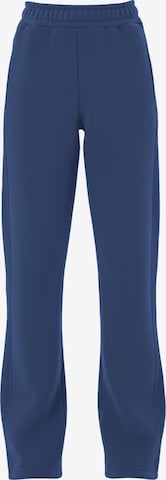 Organication Pants in Blue: front