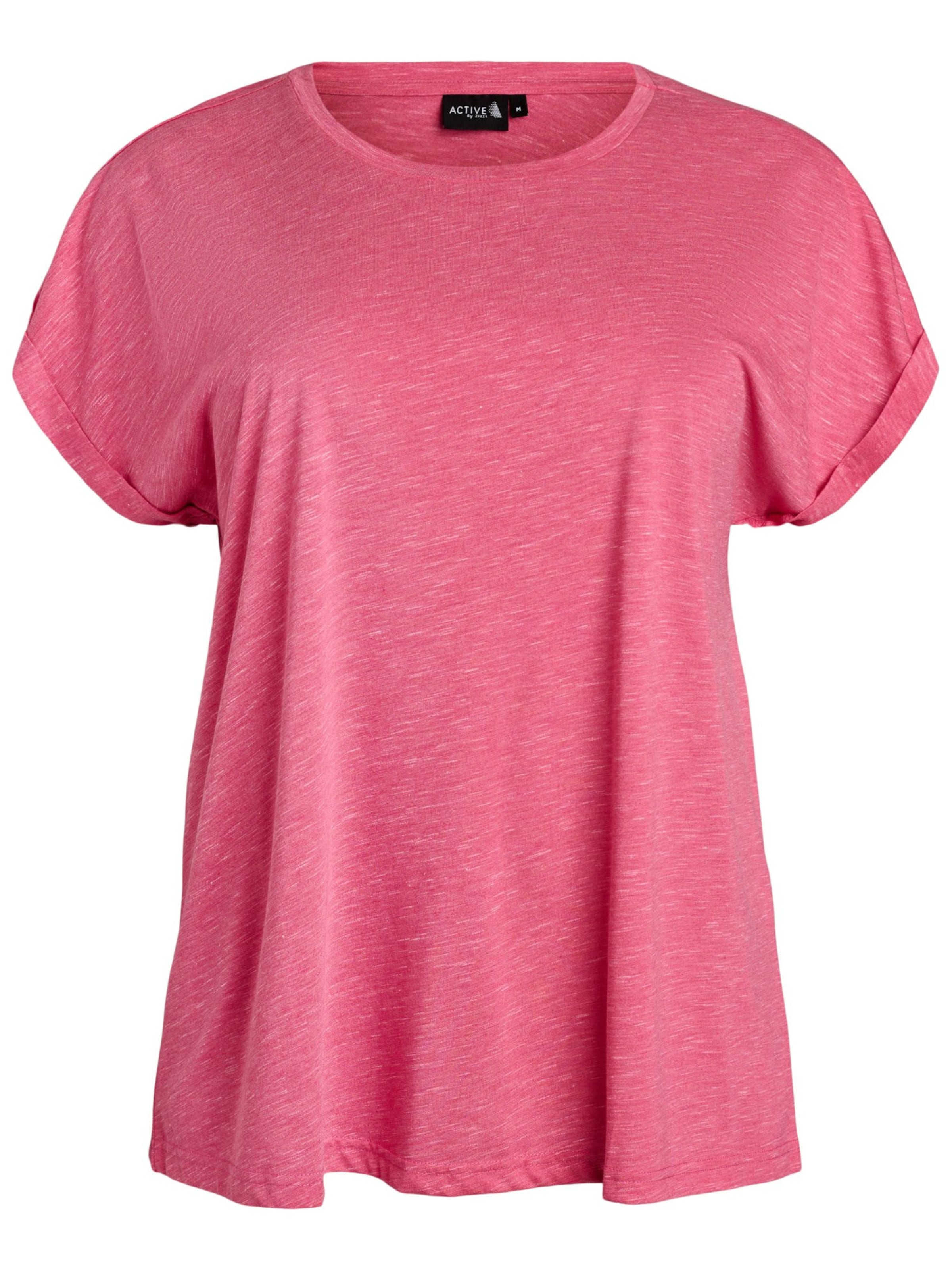 Active by Zizzi Funktsionaalne särk 'Abex', värv roosa: eest vaates
