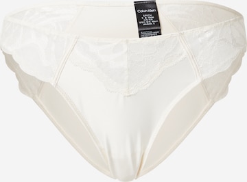 Slip Calvin Klein Underwear en blanc : devant