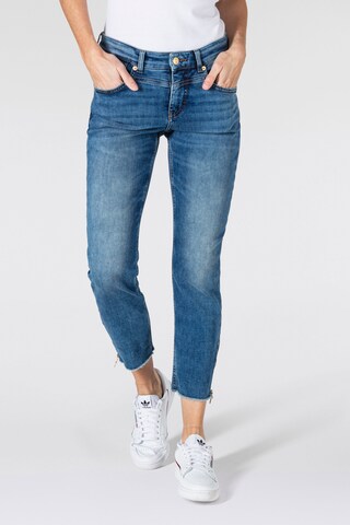 MAC Skinny Jeans 'Rich' in Blue: front