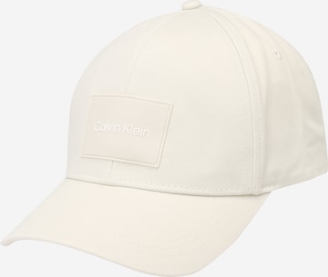 Calvin Klein Cap in White: front