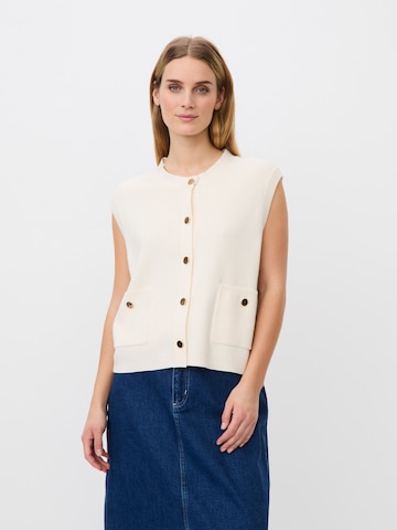 Cardigan 'MaLossan' Masai en blanc : devant