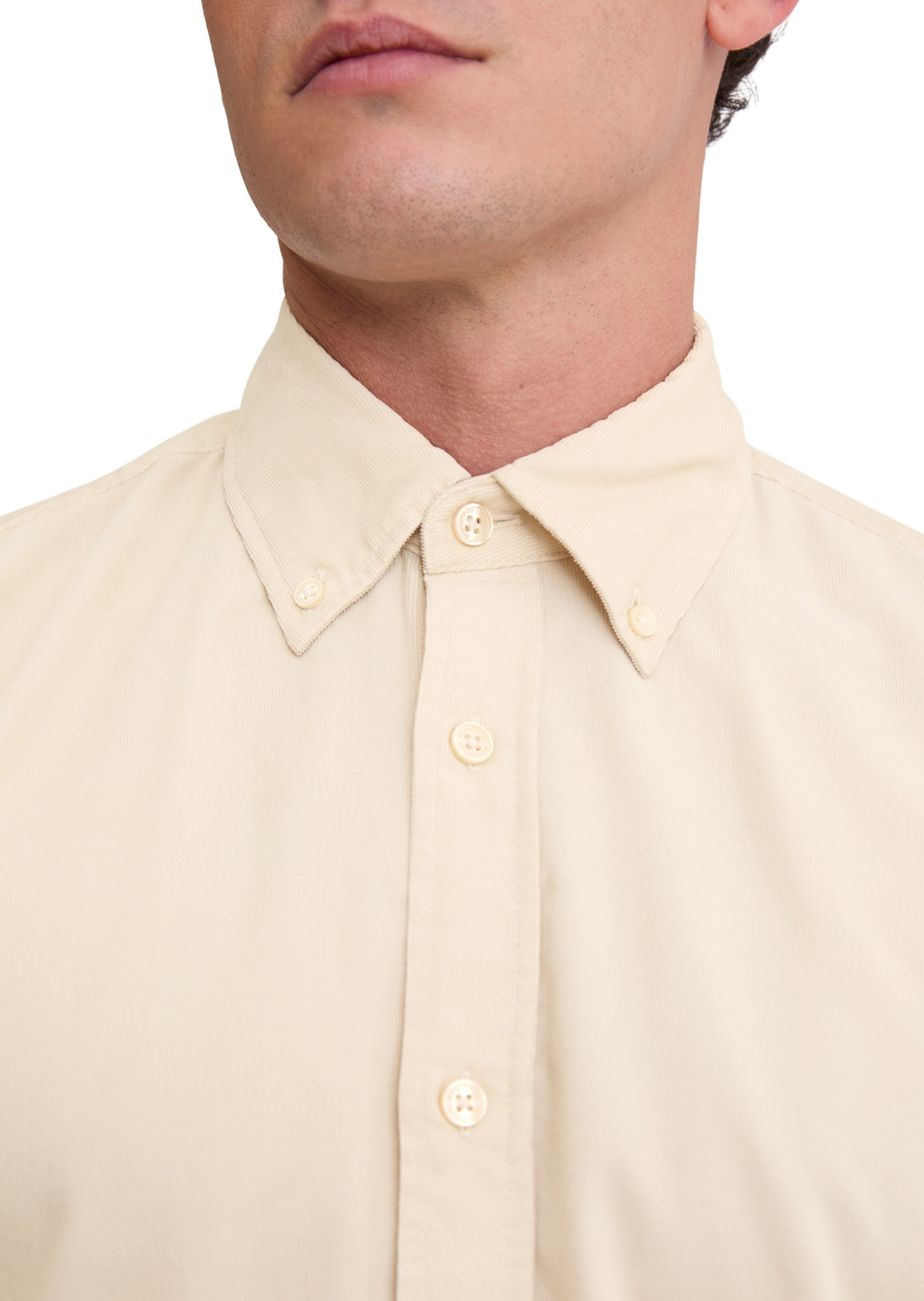 Marc O'Polo Regular fit Button Up Shirt in Beige