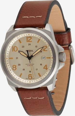FOSSIL Analog watch in Brown: front