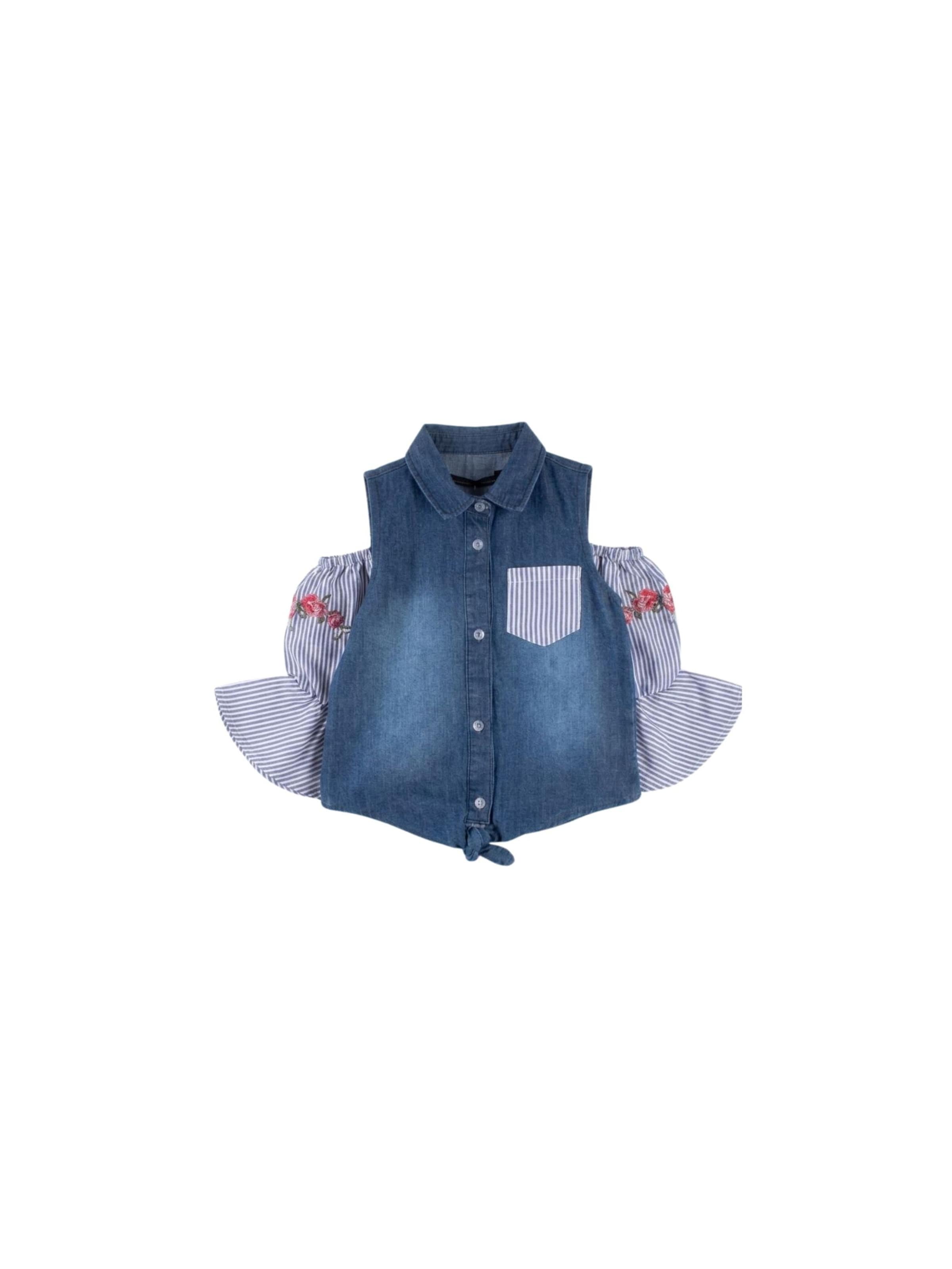 Solang Blouse in 104 in Blue / Red, Item view