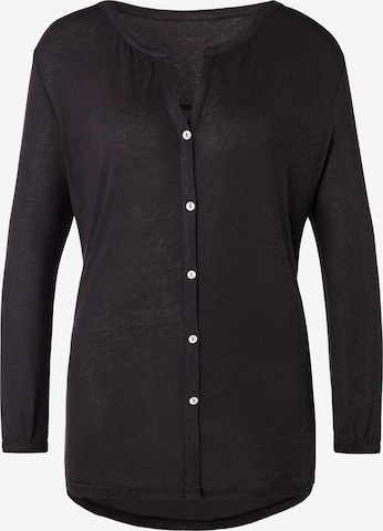 LASCANA Shirt in Zwart: voorkant