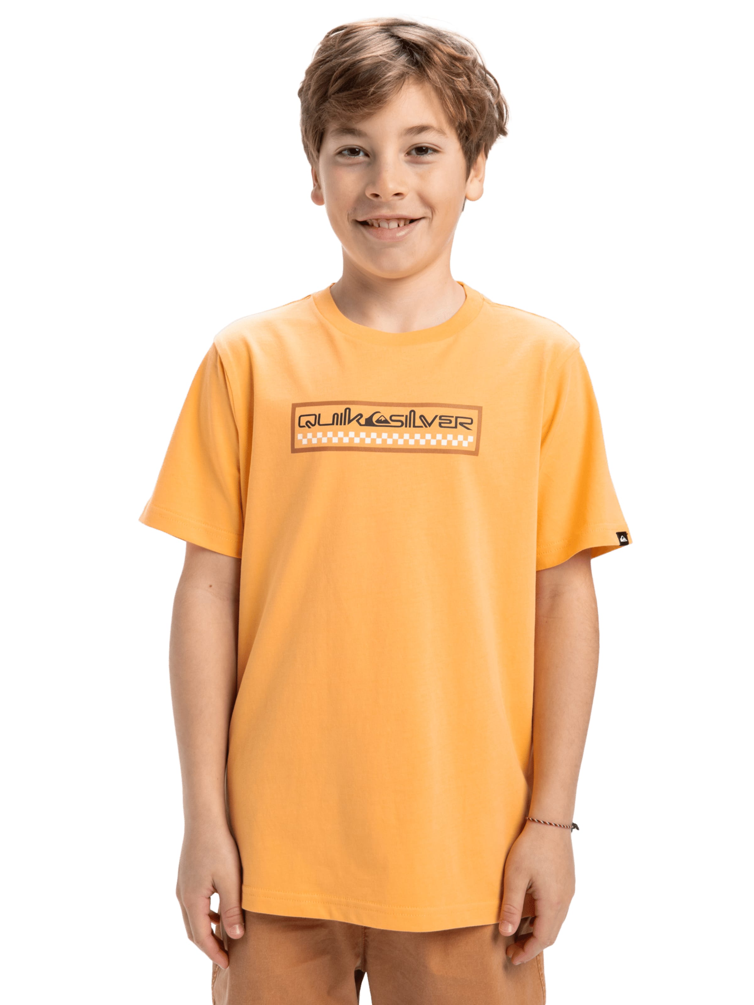 T-Shirt 'Ev Sun Dagger' QUIKSILVER en orange : devant