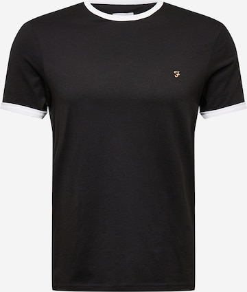 FARAH Shirt 'GROVES RINGER' in Black: front
