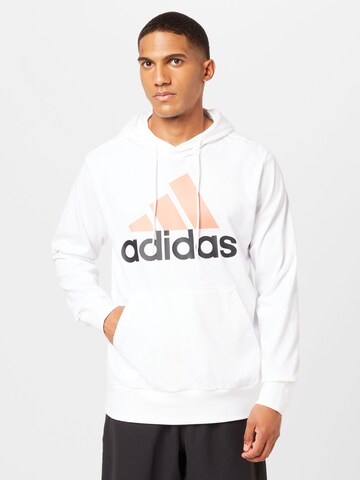 ADIDAS SPORTSWEAR Sportsweatshirts 'Essentials Logo' in Weiß: Vorderseite