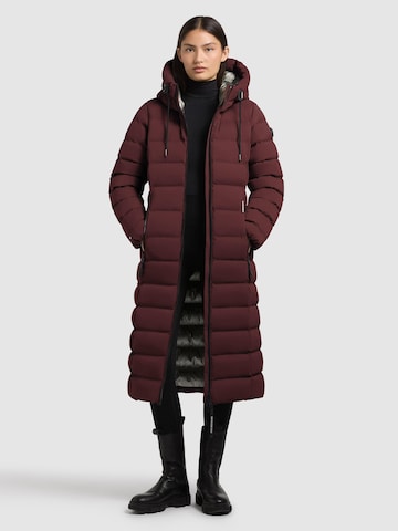khujo Winter Coat 'Simmie2' in Red