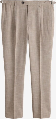 Coupe slim Pantalon à pince Next en gris : devant