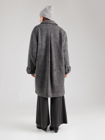 Monki Between-seasons coat in Grey