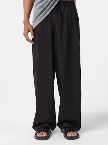 Dandalo Baggy Hose in Schwarz: Vorderseite