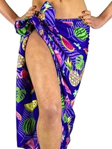 King Kameha Wrap 'Flamingo Melon' in Purple