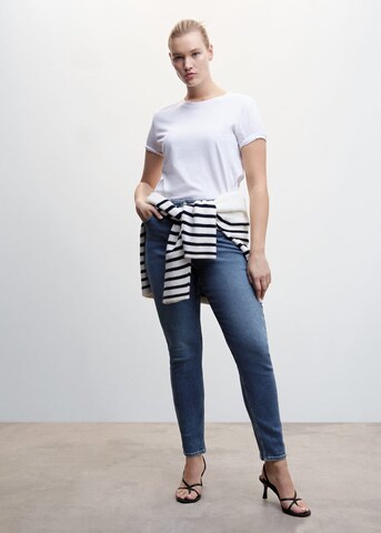 Coupe slim Jean 'soho' MANGO en bleu