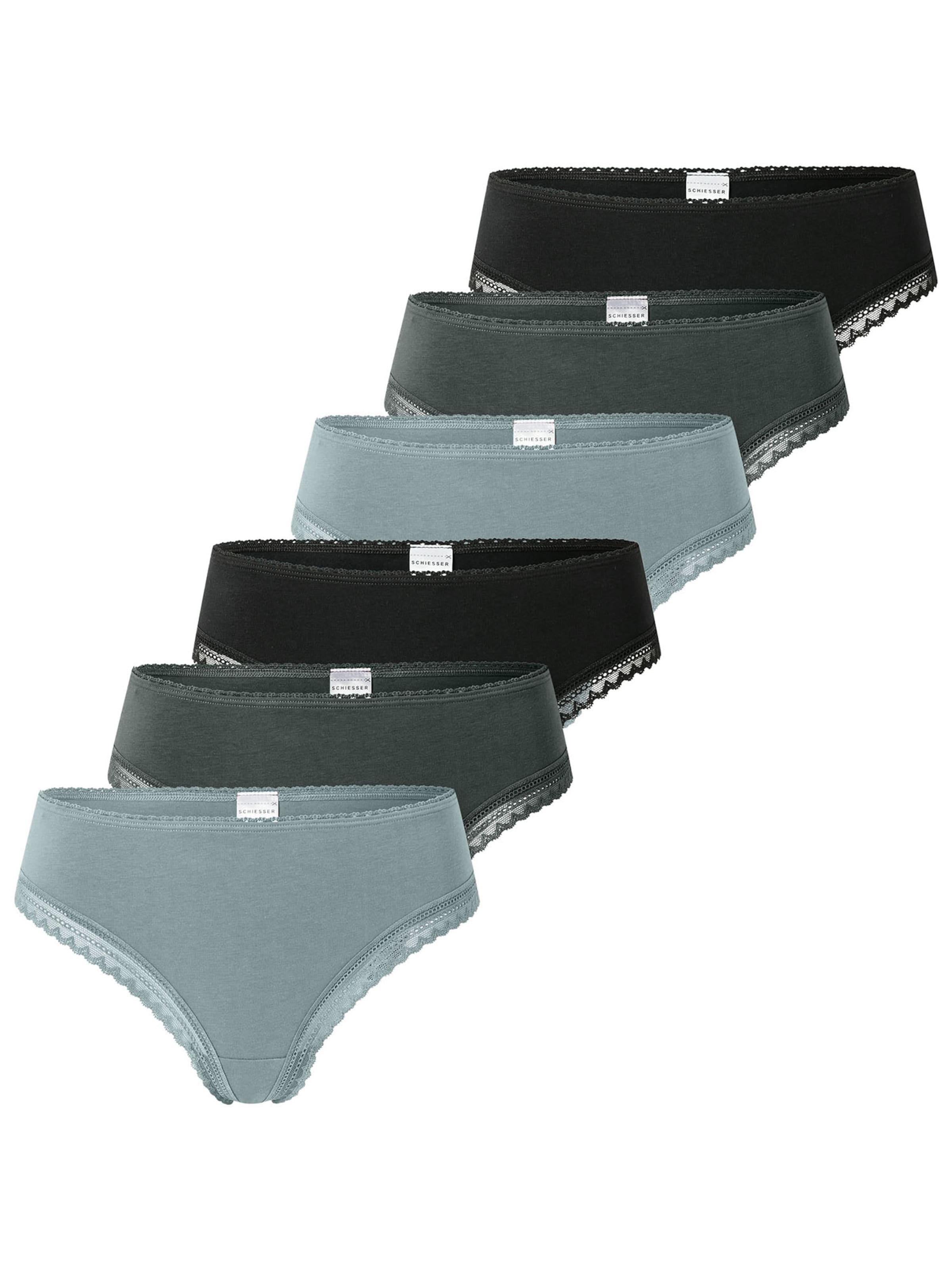 SCHIESSER Tanga ' Modern Multipacks ' in Grau: Vorderseite