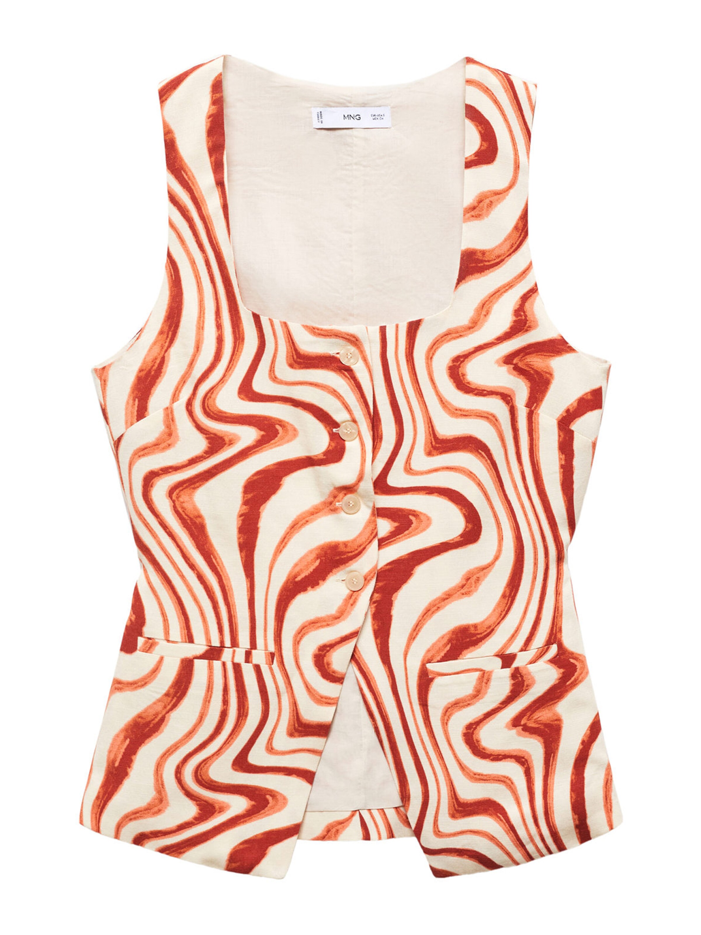 MANGO Halenka 'Betty' – béžová: přední strana