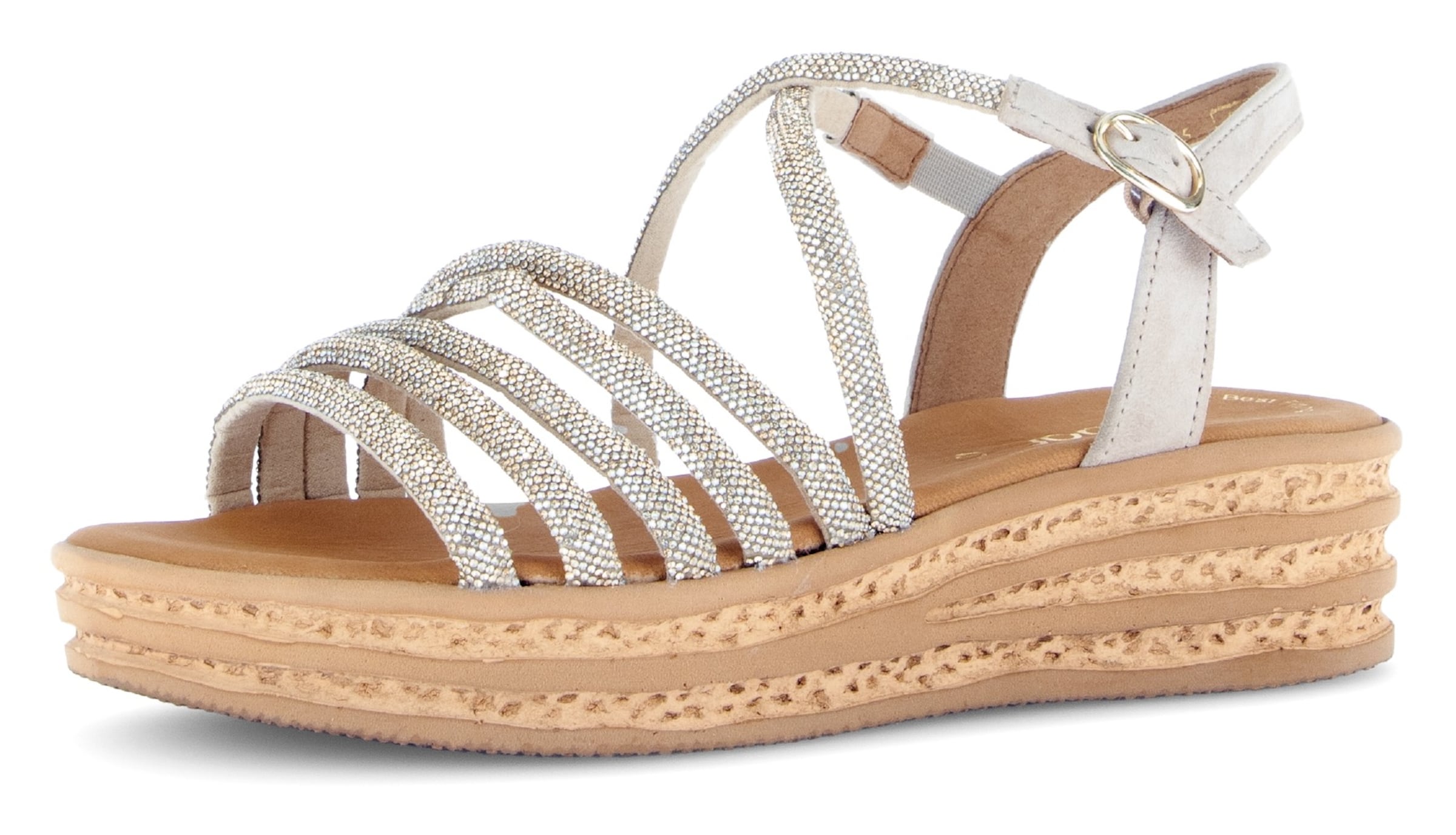 GABOR Sandaal in Zilver: voorkant