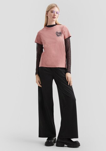T-shirt QS en rose