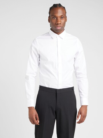 Coupe regular Chemise 'Essential' SCOTCH & SODA en blanc : devant