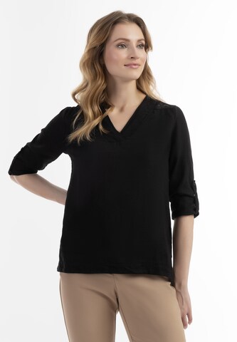 Usha Blouse in Zwart: voorkant