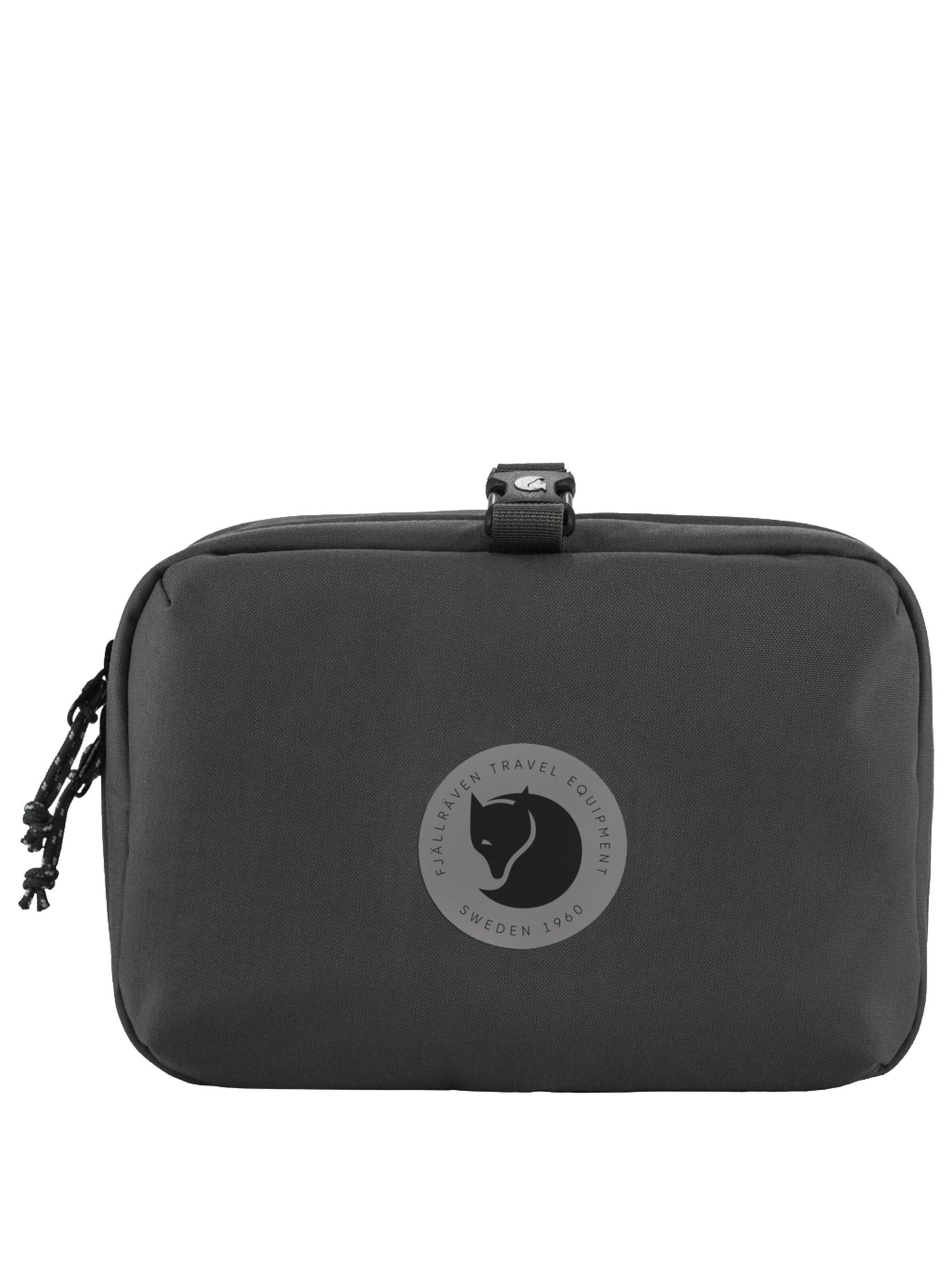 FJALLRAVEN Toiletry Bag 'Färden' in Black: front