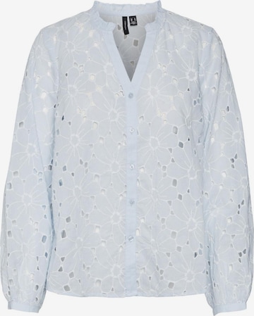 VERO MODA Blouse 'IDA' in Blauw: voorkant