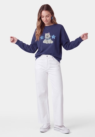 MYMO - Sweatshirt em azul