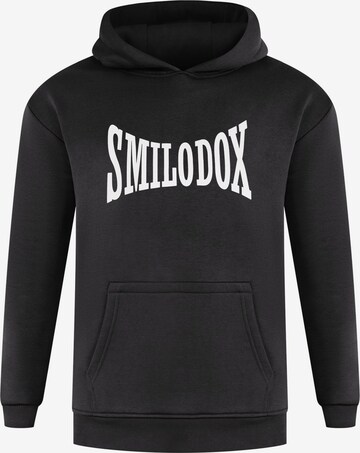 Smilodox Sweatshirt 'Classic Pro' in Zwart: voorkant