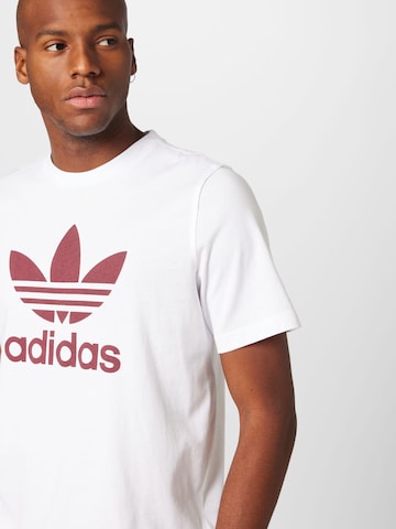 ADIDAS ORIGINALS Shirt 'Adicolor Classics Trefoil' in White