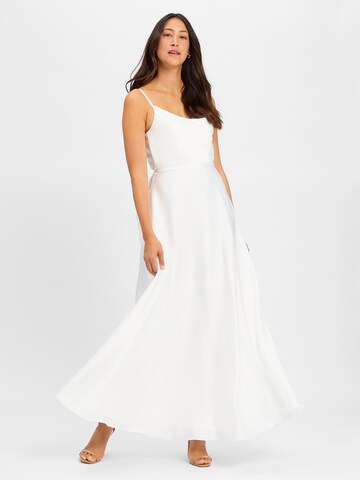 Laona Evening Dress in Beige: front