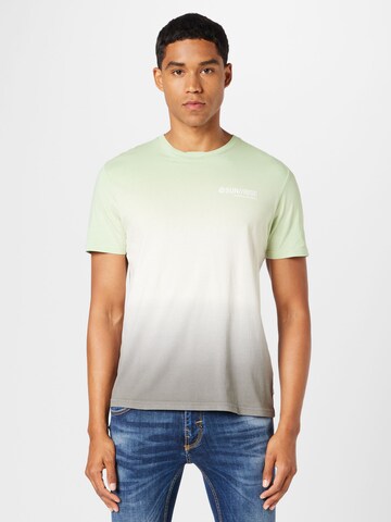 QS Tričko – zelená: přední strana