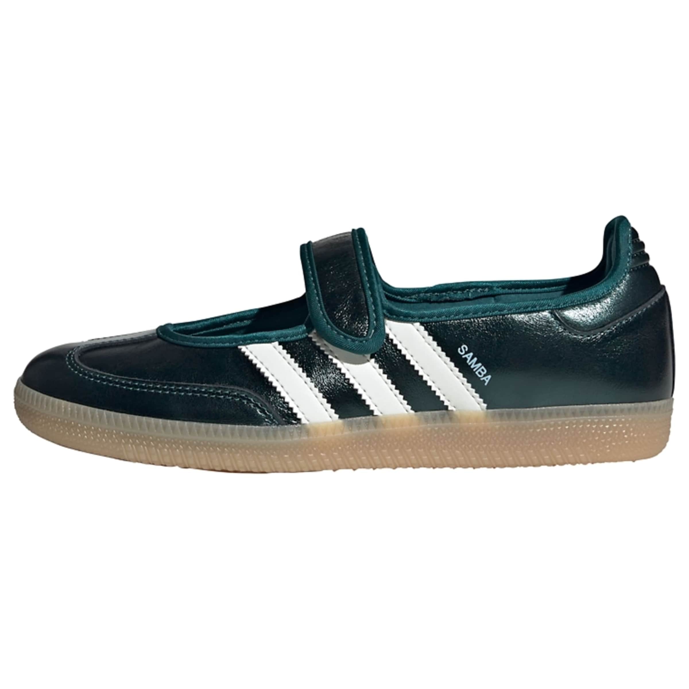 ADIDAS ORIGINALS Platform trainers 'Samba' in 35,5 in Dark green / White, Item view