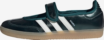 ADIDAS ORIGINALSOtvorene balerinke 'Samba' - zelena boja: prednji dio