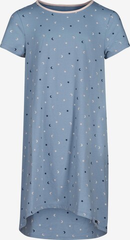 Camicia da notte di Skiny in blu: frontale