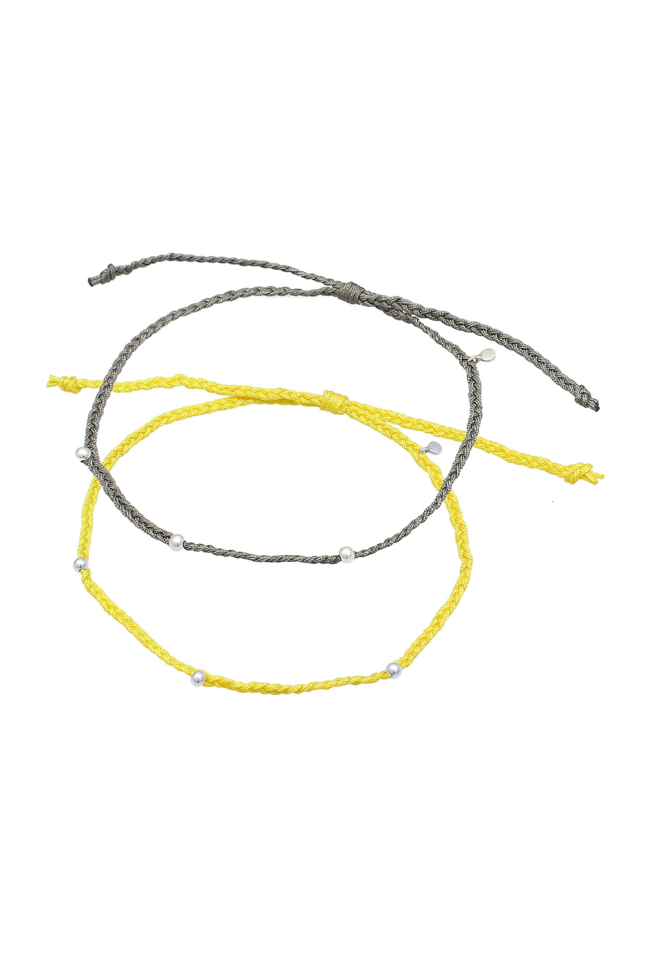 ELLI Κοσμήματα για τα πόδια 'Boho' σε κίτρινο