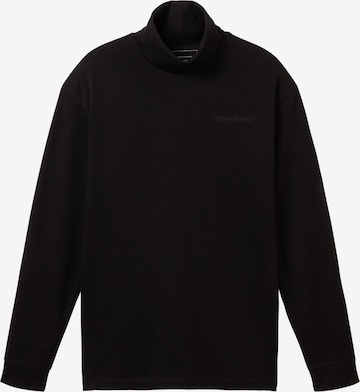 TOM TAILOR DENIMMajica - crna boja: prednji dio