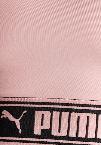 PUMA Bustier Urheilurintaliivit värissä vaaleanpunainen