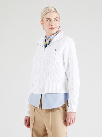 Polo Ralph Lauren Sweater in White: front