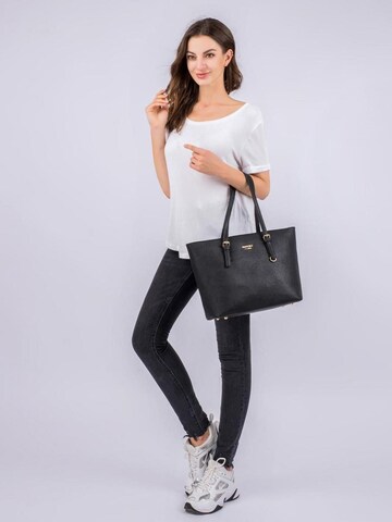 Princely London Shopper 'Beverly'‌‌‌‌ in Schwarz