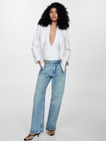 MANGO Blazer 'Eleli' | bela barva