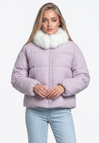 MYMO Winterjas in Lila: voorkant